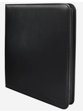 Vivid Black 12-Pocket Zippered PRO-BINDER® Album